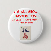 mahjong ronde button 5,7 cm (Voorkant)