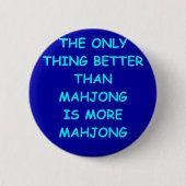 mahjong ronde button 5,7 cm (Voorkant)