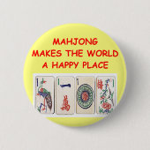 mahjong ronde button 5,7 cm (Voorkant)