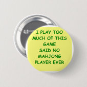 mahjong ronde button 5,7 cm (Voorkant /achterkant)