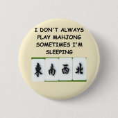 mahjong ronde button 5,7 cm (Voorkant)