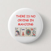 MAHJONG RONDE BUTTON 5,7 CM (Voorkant)