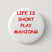 mahjong ronde button 5,7 cm (Voorkant)
