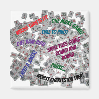 Mahjong Sayings Beverage Coaster Magneet