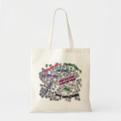 Mahjong Sayings Tote Bag (Voorkant)