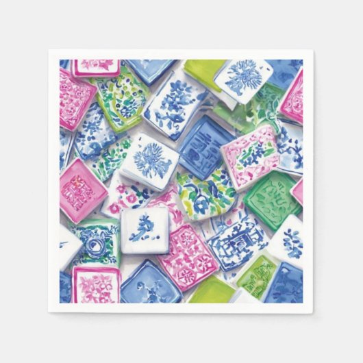 Mahjong servet (Voorkant)