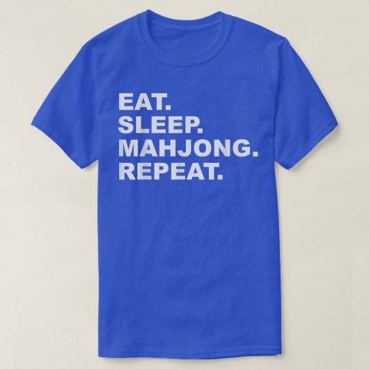 Mahjong Shirt Mahjong Accessoires Mahjong Items (Design voorkant)
