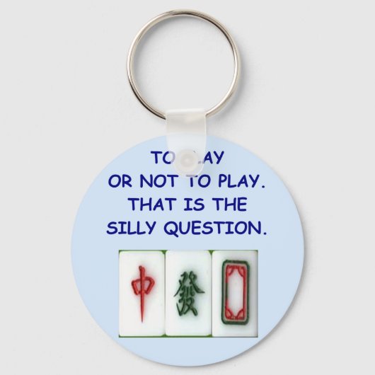 mahjong sleutelhanger (Voorkant)