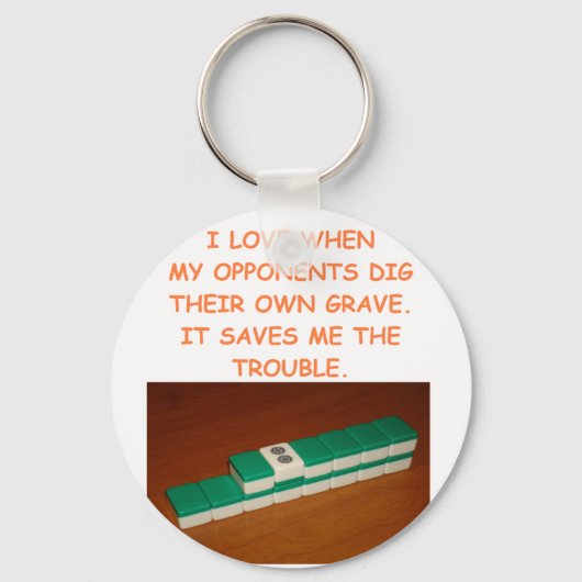mahjong sleutelhanger (Voorkant)