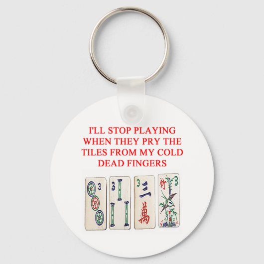 mahjong sleutelhanger (Voorkant)
