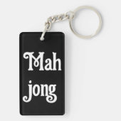 Mahjong sleutelhanger met drakensymbolen (achterkant)