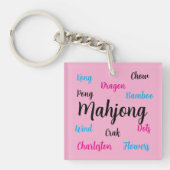 Mahjong-sleutelhanger Sleutelhanger (Voorkant)