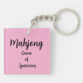 Mahjong-sleutelhanger Sleutelhanger (Achterkant)