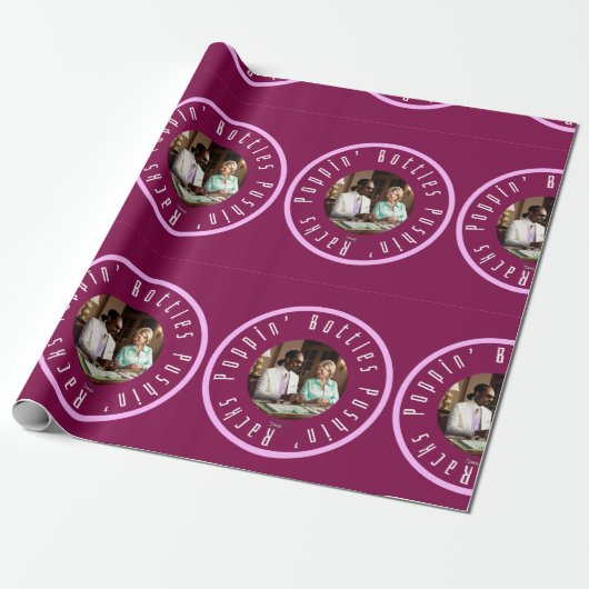 Mahjong Snoop Dogg en Martha Stewart 'Rappen' Cadeaupapier (Uitgerold)