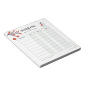 Mahjong-spel scoreboek notitieblok (Schuin)
