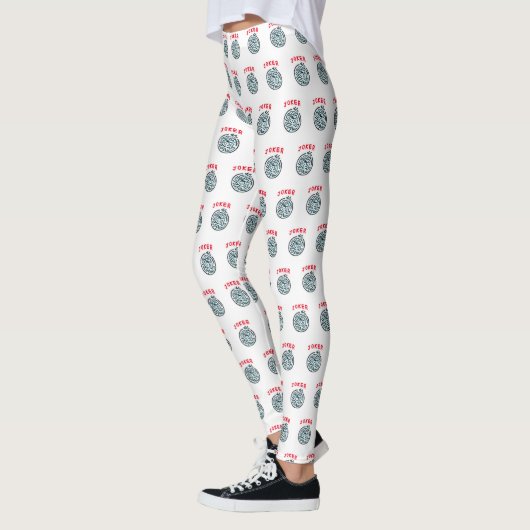 MahJong-spel symbool Joker-tegel Leggings (Links)