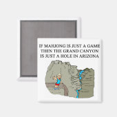 MAHJONG-speler Magneet (Voorkant / Achterkant)