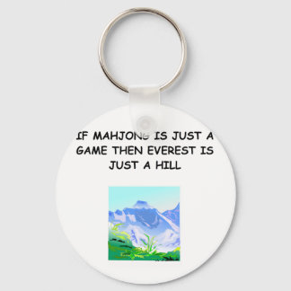MAHJOng-speler Sleutelhanger