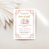 Mahjong Spelletjesavond Feest Kaart