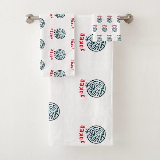 MahJong-spelsymbool Joker tegel Bad Handdoek (Insitu)