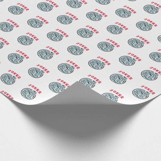 MahJong-spelsymbool Joker tegel Cadeaupapier (Hoek)