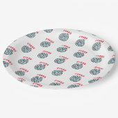 MahJong-spelsymbool Joker tegel Papieren Bordje (Gekanteld)