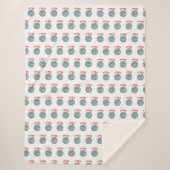 MahJong-spelsymbool Joker tegel Sherpa Deken (Voorkant)