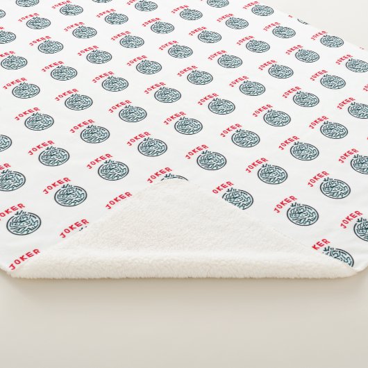 MahJong-spelsymbool Joker tegel Sherpa Deken (3/4)