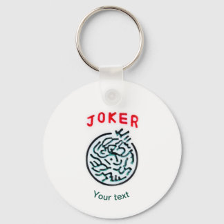 MahJong-spelsymbool Joker tegel Sleutelhanger
