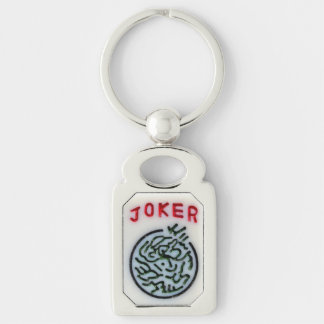 MahJong-spelsymbool Joker tegel Sleutelhanger