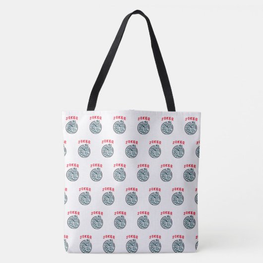 MahJong-spelsymbool Joker tegel Tote Bag (Voorkant)