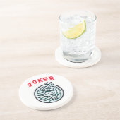 MahJong-spelsymbool Joker tegel Zandsteen Onderzetter (Zijkant)