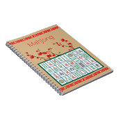 Mahjong Spiral Foto Notitieboek (Rechterzijde)
