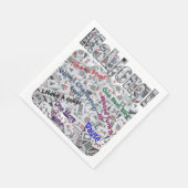 Mahjong Spreuken Luncheon Servet (Hoek)