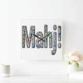 Mahjong Square Clock - Mahj! Vierkante Klok (Huis)