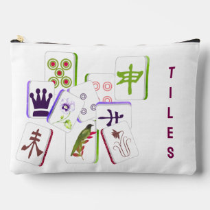 Mahjong-steenzak met ritssluiting etui