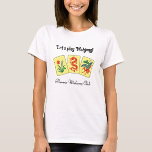 Mahjong-stenen #2 “Laten we Mahjong spelen!” T-shirt
