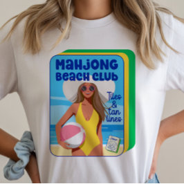 Mahjong Summer Beach Club T-shirt