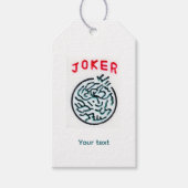 MahJong-symbool tegel Joker Cadeaulabel (Voorkant)