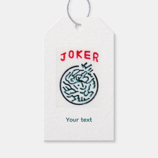 MahJong-symbool tegel Joker Cadeaulabel