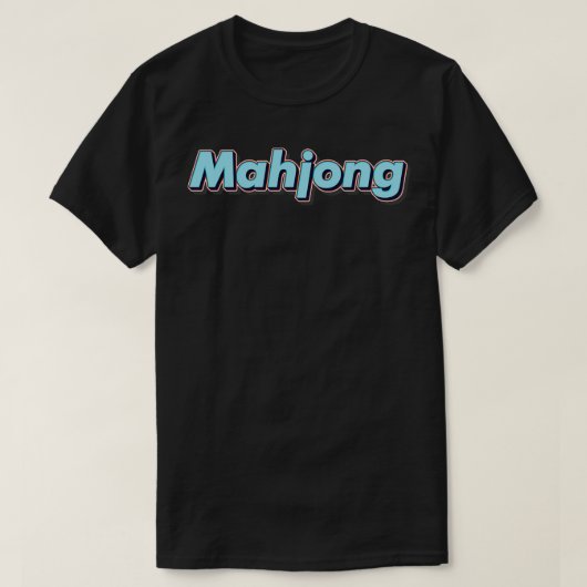 Mahjong T-shirt (Design voorkant)