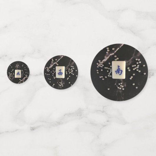 Mahjong Table Confetti (Achterkanten)