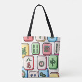 Mahjong-tas Tote Bag (Achterkant)