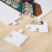 Mahjong-tegel Baas Legpuzzel (Zijkant)
