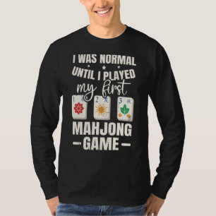 Mahjong Tegel spel citaat voor een mahjong nerd T-shirt