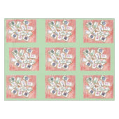 Mahjong tegel tafelkleed (Voorkant (Horizontaal))