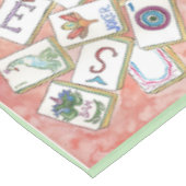 Mahjong tegel tafelkleed (Gekanteld)