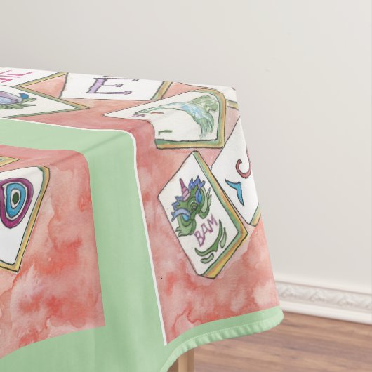 Mahjong tegel tafelkleed (Voorbeeld)