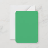 Mahjong Tegel w. Jade Green Back | 北 Noordwind Notitiekaartje (Achterkant)