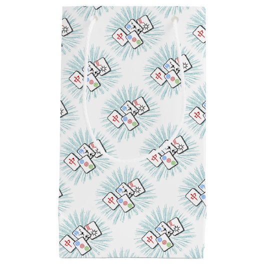 Mahjong Tegels Blue Klein Cadeauzakje (Voorkant)